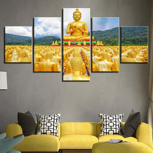 Golden Statues of Buddha