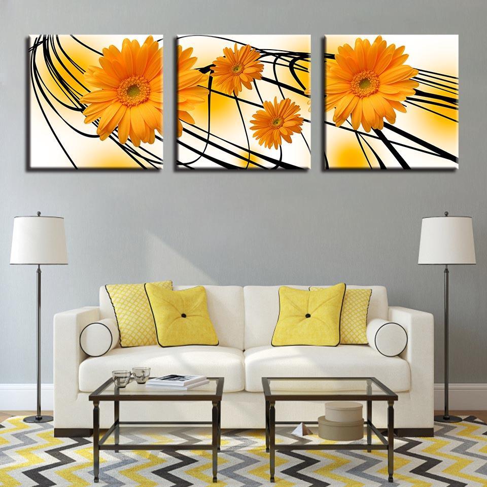 Barberton Daisy Canvas Set