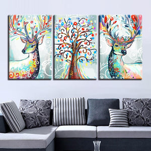 Colorful Deers