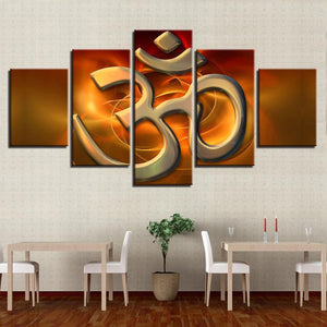 Om Mantra Canvas Set