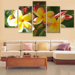 Yellow Flowers Canvas Set