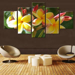 Yellow Flowers Canvas Set