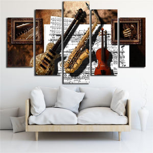 Guitar Saxophone Violin