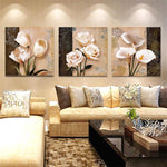 Nine Flowers Canvas Set