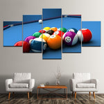 Billiard Table Canvas Set