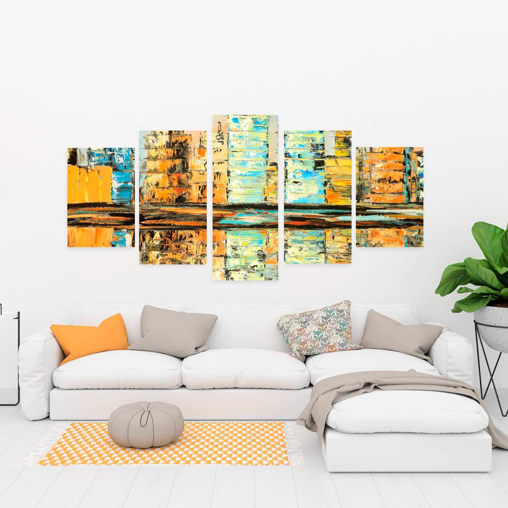 Reflections Of A Colorful City
