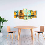 Reflections Of A Colorful City