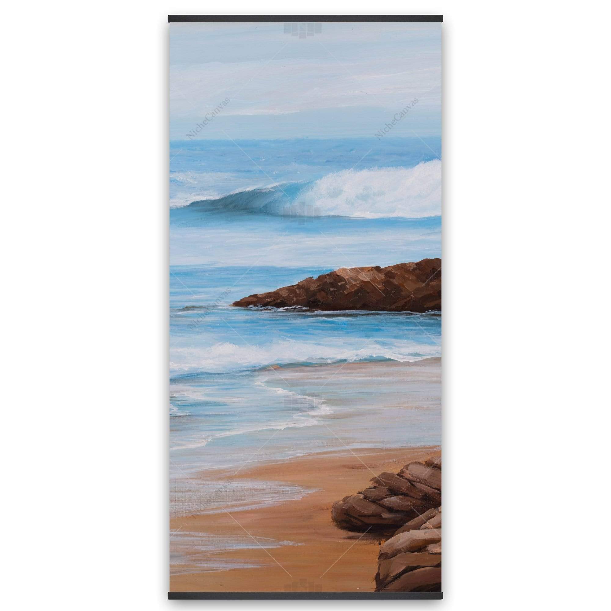 Rocks And Seaside - Wooden Magnetic Frame