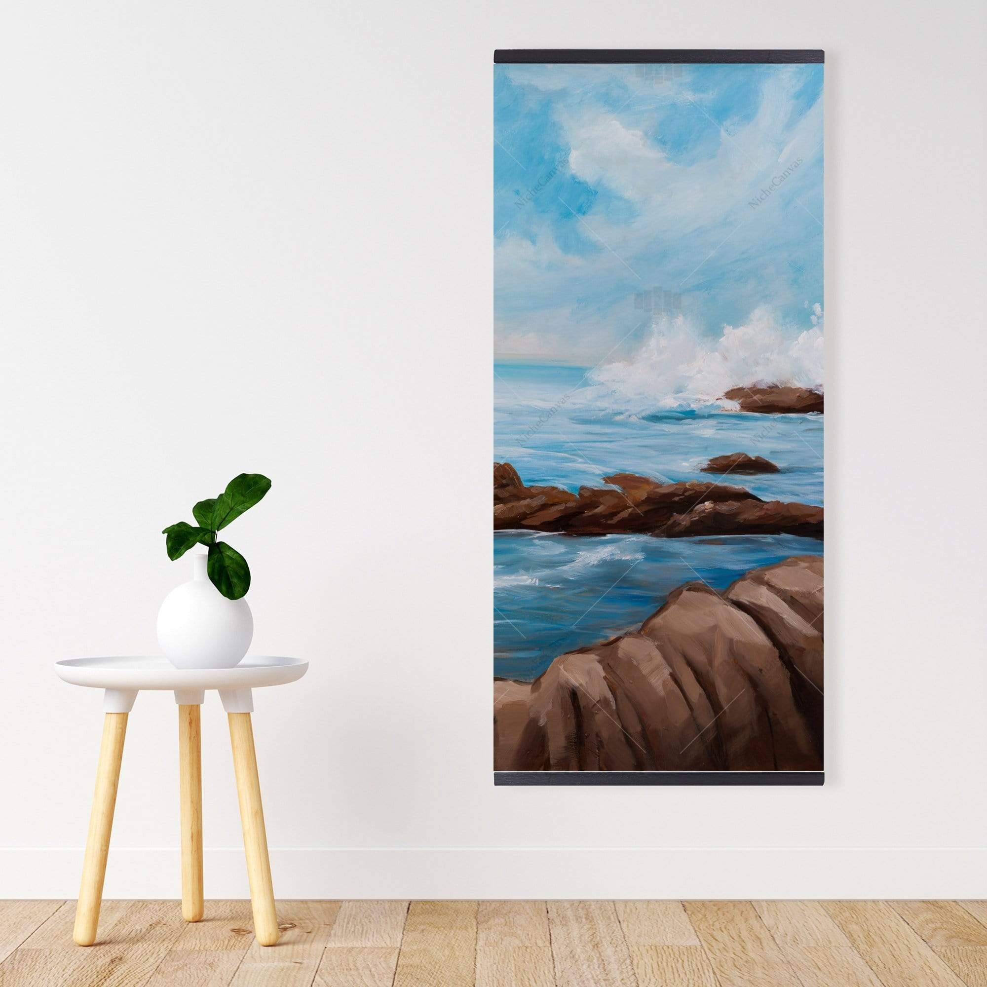 Seaside Storm - Wooden Magnetic Frame