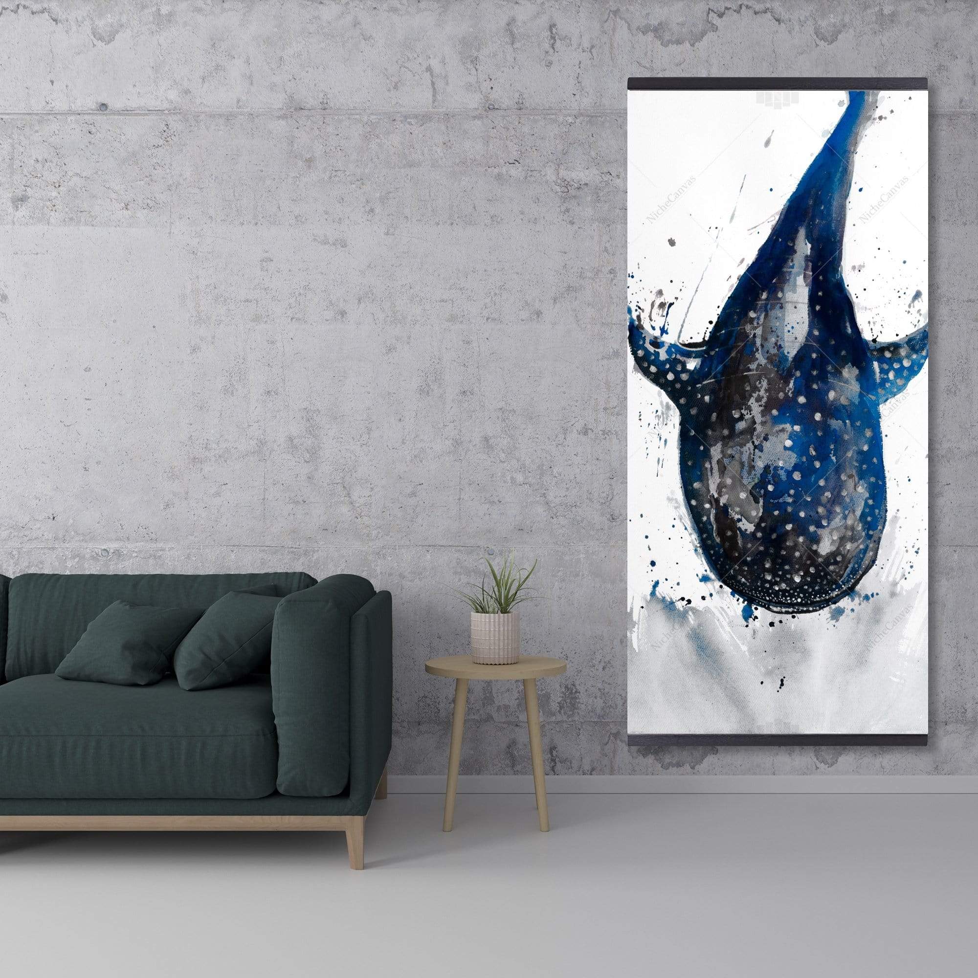 Shark Whale - Wooden Magnetic Frame