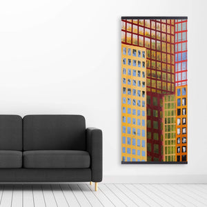 Skyscraper Windows - Wooden Magnetic Frame