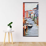 Venetian Landscape - Wooden Magnetic Frame