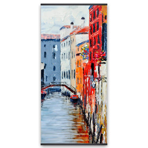 Venetian Landscape - Wooden Magnetic Frame