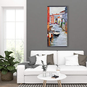 Venetian Landscape - Wooden Magnetic Frame