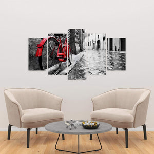 Vintage Red Bicycle