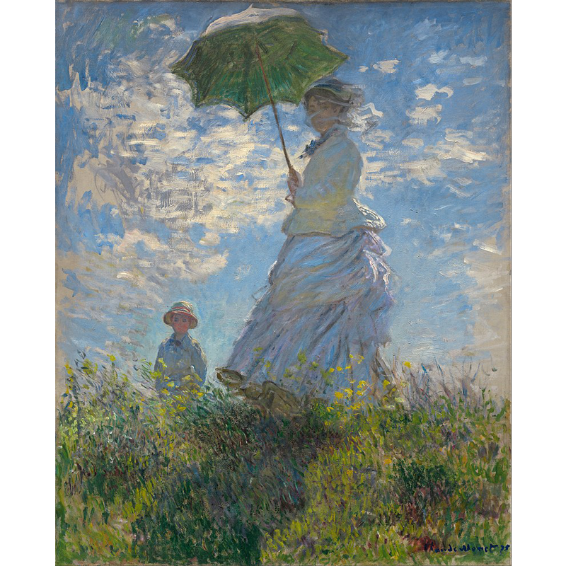 Woman With A Parasol - Claude Monet 5D DIY Paint By Number Kit